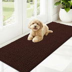 OLANLY Dog Door Mat for Muddy Paws 59x20, Extra Absorbent Chenille Mud Mat by OLANLY