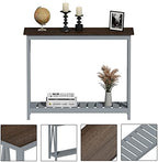 ChooChoo Farmhouse Console Table, Narrow Sofa Table - Image 4