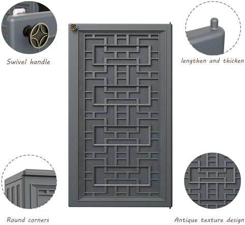 Mrosaa Indoor Outdoor Storage Cabinet Waterproof - Image 6