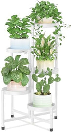 iDavosic.ly Plant Stand Indoor Outdoor, 5 Tier Metal Corner Shelf by iDavosicly
