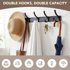 Wall Mount Coat Rack 2 Pack - Image 4