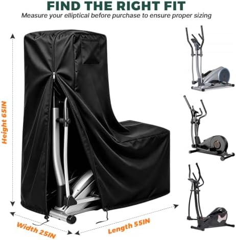 Elliptical Machine Cover Waterproof Outdoor, 600D Oxford - Image 2