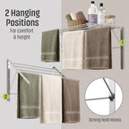 Smartsome Wall Mounted Clothes Drying Rack - Image 4