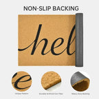 Front Door Mat Outside Non-Slip Welcome Doormat - Image 5