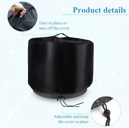 30-32 inch Fire Pit Cover Round - Image 3