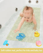 OTHWAY Bathtub Mat Non Slip, Extra Long Rubber Bath Mat - Image 5