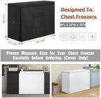 7.0 Cu.Ft Chest Freezer Cover for Outside - Image 2