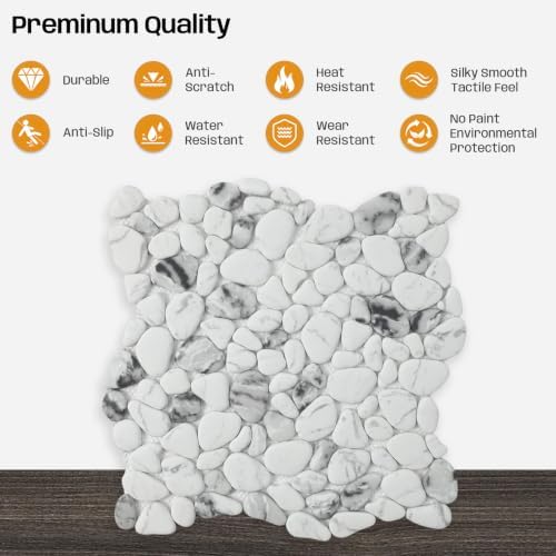 Pebble Tile for Shower Floor, 8 Sheets - Image 3