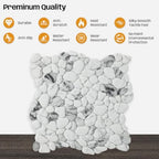 Pebble Tile for Shower Floor, 8 Sheets - Image 3