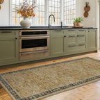 Washable 2x6 Entryway Runner Rug, Boho Kitchen Floor Mat - Image 3