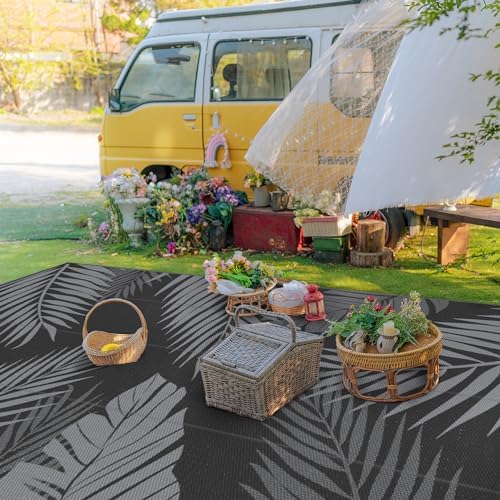 GENIMO Outdoor Rug, Waterproof Plastic Rugs 9'x18' - Image 3
