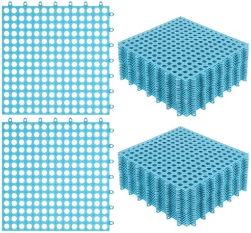 50 PCS Drainage Interlocking Tiles Bulk 11.8'' x 11.8'' Modular Interlocking by Sibosen