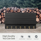 HONJIN Key Holder for Wall: Upgraded 7 Sturdy Key Hooks Easy Installation Mail - Image 5