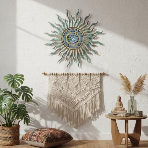 HOBYLUBY Sun Outdoor Wall Decor - Image 3