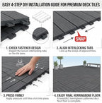 44 Pack Interlocking Deck Tiles - Image 4