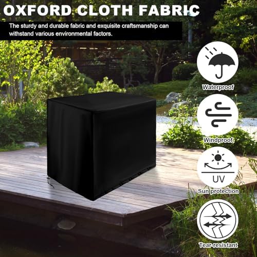 Cover for Devoko 30-Gallon Outdoor Deck Storage Box, - Image 3