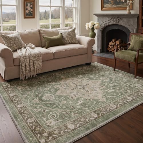 GENIMO 5X8 Outdoor Rug, Washable - Image 6