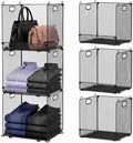Remerry 3 Pcs Stackable Closet Organizers and Storage Basket by Remerry