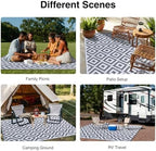 OLANLY Outdoor Rug 8x10 ft Waterproof Reversible Mat - Image 7