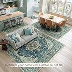 RELEANY Washable Area Rug, Large 9'x12' - Image 4