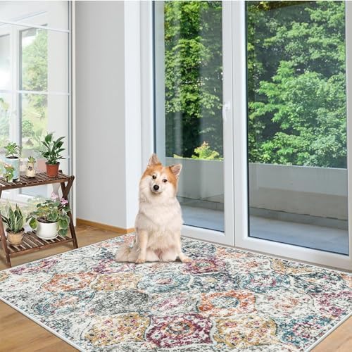 Lahome Moroccan Small Washable Area Rug, 3x5 Rug - Image 5
