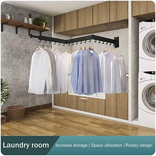 Wall Mounted Drying Rack, Foldable Clothes Drying Rack - Image 5