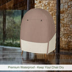 PPorch Shield Waterproof Patio Egg Chair Cover 42W x 36D x 56H inch - Image 6