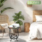 Cinnvoice Outdoor Side Table Small End Patio Porch Table - Image 5