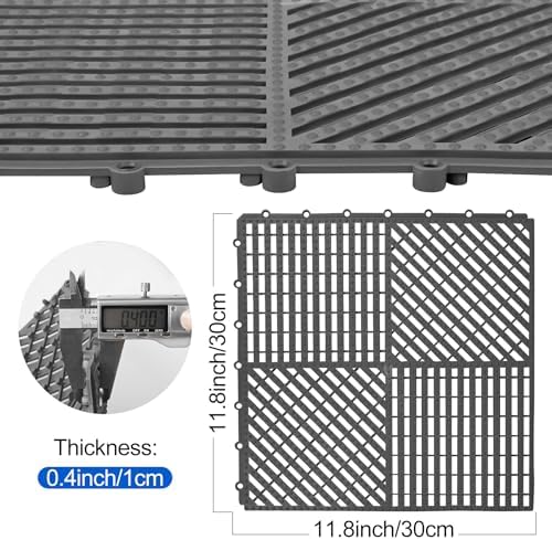 ToLanbbt Modular Interlocking Cushion 12P 11.8" x 11.8" Interlocking Rubber - Image 2