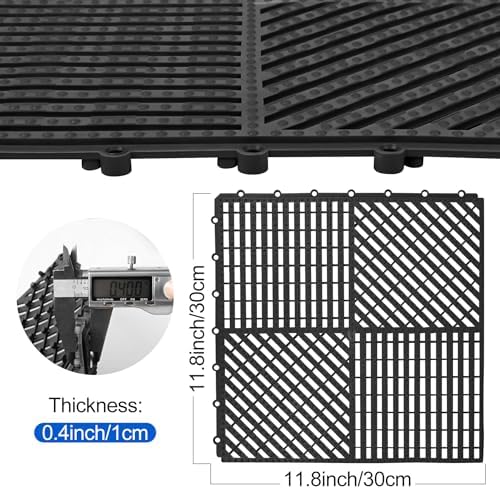 ToLanbbt Modular Interlocking Cushion 12P 11.8" x 11.8" Interlocking Rubber - Image 2