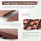 EchoDeck Interlocking Deck Tiles, 27 Pack Deck Tiles Interlocking Outdoor All - Image 4