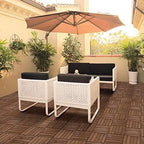 Yaheetech 44PCS Interlocking Deck Tiles Outdoor Patio Floor - Image 3