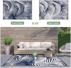 GENIMO Outdoor Rug, Waterproof Plastic Rugs - Image 3