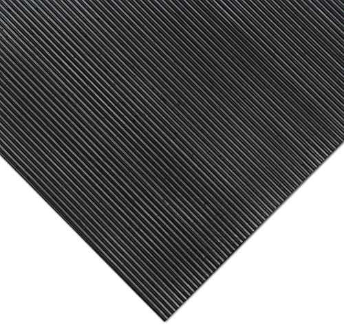 Rubber-Cal Fine Rib Corrugated Rubber Floor Mat - Image 2
