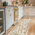 jinchan 2x6 Runner Rug Floral Vintage Washable Area Rug by JINCHAN