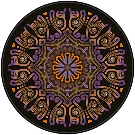 Chair Mat for Hardwood Floor Anti-Slip Floor Protector Round Gaming Computer - Image 2