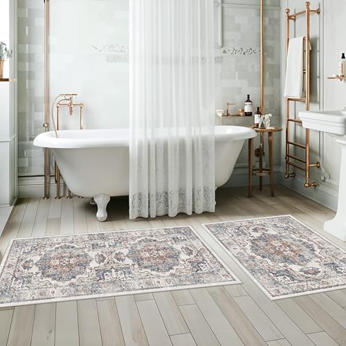 4 Pieces Kitchen Rug Set: Washable Water Resisitant Carpet - Image 5