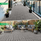 IDZO Interlocking Acacia Deck Tiles 9.6 SQFT - Image 7