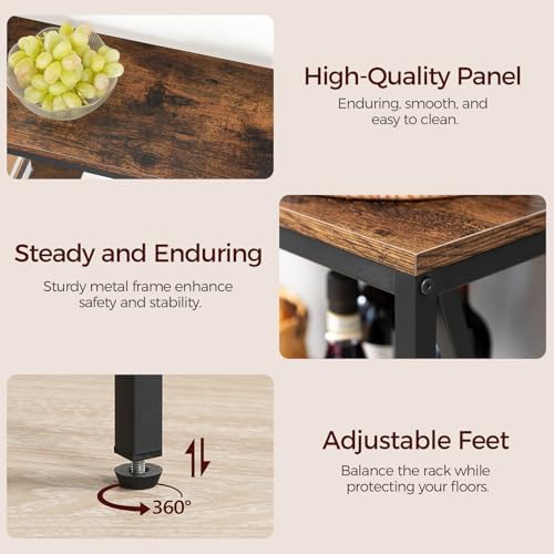 MAHANCRIS 47.2" Sofa Table, Industrial Console Table, 3-Tier Entryway Table - Image 5
