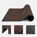 Commercial Door Mat 60"x48", Rubber Waterproof Front Floor Mat by TEROKER