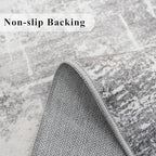 Washable 2x5 Hallway Runner Rug: Indoor Abstract Water Resistant Kitchen - Image 3