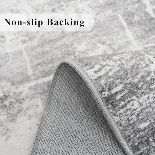 Washable 2x5 Hallway Runner Rug: Indoor Abstract Water Resistant Kitchen - Image 3