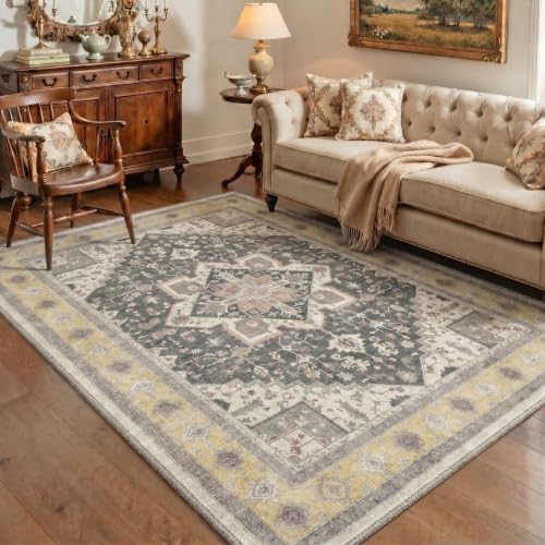 GENIMO 9x12 Outdoor Rug, Washable Quick Dry - Image 6