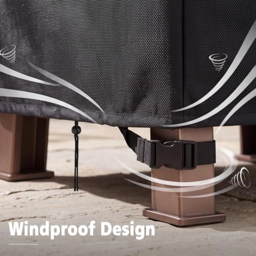420D Fire Pit Cover Square 45 Inch fit - Image 5