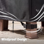 420D Fire Pit Cover Square 45 Inch fit - Image 5