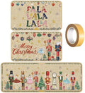 SATINIOR 3 Pcs Nutcracker Christmas Kitchen Rugs and Mats Set Non Slip by SATINIOR