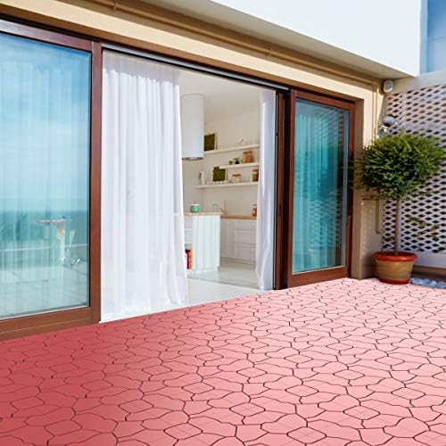 Pure Garden 6-Pack Polypropylene Interlocking Patio Deck Tiles - Image 2