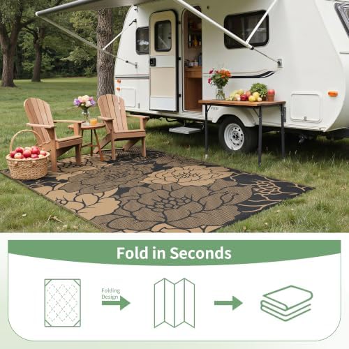 GENIMO Outdoor Rug, Waterproof Plastic Rugs - Image 6