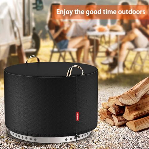 QH.HOME for Solo Stove Yukon 27" 100% Waterproof Smokeless Fire Pit Cover - Image 5
