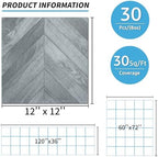 Art3d 30-Pack Herringbone Peel and Stick Floor Tiles - Image 4